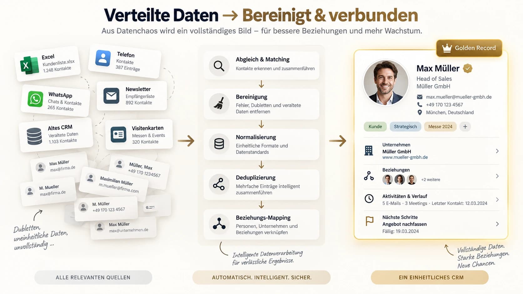 Erklärgrafik für Daten & Migration